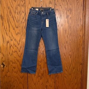 Levi’s 512 Bootcut Perfectly Slimming Jeans Womens 10S 30 Dark Wash NWT